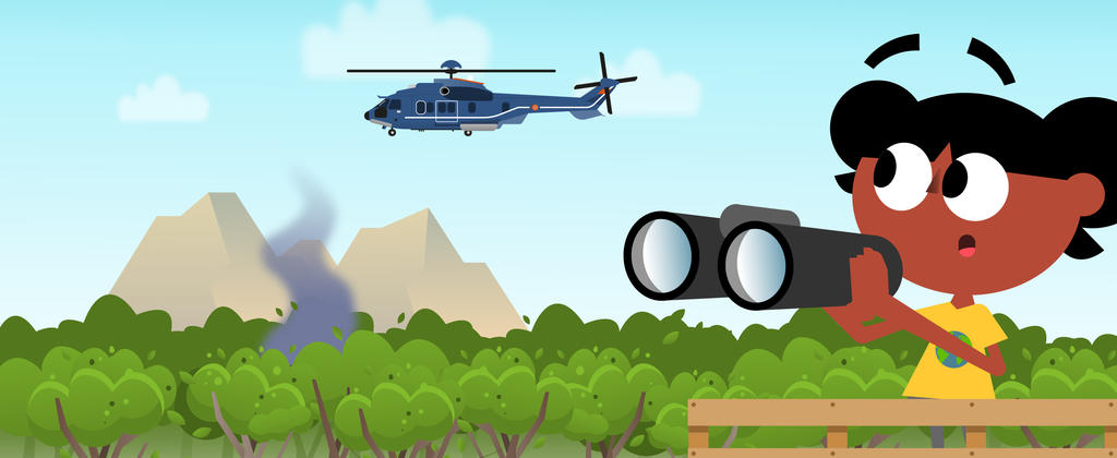 Helicopter banner AFDS
